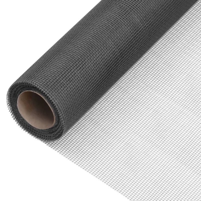 Zanzariera in Fibra di Vetro 60x500 cm Nera Zanzariera in Fibra di Vetro 60x500 cm Nera