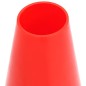 Set Coni Segnaletici Stradali Riflettenti 4pz Rosso Bianco 50cm Set Coni Segnaletici Stradali Riflettenti 4pz Rosso Bianco 50cm