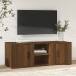 Mobile TV Rovere Marrone 100x31,5x35 cm in Legno Multistrato Mobile TV Rovere Marrone 100x31,5x35 cm in Legno Multistrato