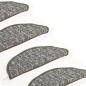 Tappetini per Scale 15 pz Antracite 56x17x3 cm Tappetini per Scale 15 pz Antracite 56x17x3 cm