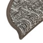 Tappetini per Scale 15 pz Antracite 56x17x3 cm Tappetini per Scale 15 pz Antracite 56x17x3 cm
