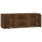 Mobile TV Rovere Marrone 100x31,5x35 cm in Legno Multistrato Mobile TV Rovere Marrone 100x31,5x35 cm in Legno Multistrato