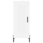 Credenza Bianca 34,5x34x90 cm in Legno Multistrato Credenza Bianca 34,5x34x90 cm in Legno Multistrato