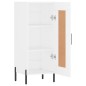 Credenza Bianca 34,5x34x90 cm in Legno Multistrato Credenza Bianca 34,5x34x90 cm in Legno Multistrato