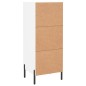 Credenza Bianca 34,5x34x90 cm in Legno Multistrato Credenza Bianca 34,5x34x90 cm in Legno Multistrato