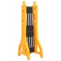 Barriera Stradale Pieghevole Gialla 250x38x96 cm Barriera Stradale Pieghevole Gialla 250x38x96 cm