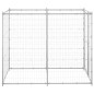 vidaXL Gabbia per Cani da Esterno in Acciaio Zincato 110x220x180 cm vidaXL Gabbia per Cani da Esterno in Acciaio Zincato 110x220x180 cm