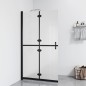 Parete per Doccia Walk-in Pieghevole in Vetro ESG 90x190 cm Parete per Doccia Walk-in Pieghevole in Vetro ESG 90x190 cm
