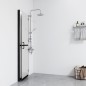 Parete per Doccia Walk-in Pieghevole in Vetro ESG 90x190 cm Parete per Doccia Walk-in Pieghevole in Vetro ESG 90x190 cm