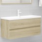 Mobile Sottolavabo Rovere Sonoma 100x38,5x45 cm in Truciolato Mobile Sottolavabo Rovere Sonoma 100x38,5x45 cm in Truciolato
