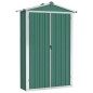 Capanno da Giardino Verde 116x45x175 cm in Acciaio Zincato Capanno da Giardino Verde 116x45x175 cm in Acciaio Zincato