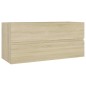 Mobile Sottolavabo Rovere Sonoma 100x38,5x45 cm in Truciolato Mobile Sottolavabo Rovere Sonoma 100x38,5x45 cm in Truciolato