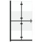 Parete per Doccia Walk-in Pieghevole in Vetro ESG 80x190 cm Parete per Doccia Walk-in Pieghevole in Vetro ESG 80x190 cm