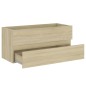 Mobile Sottolavabo Rovere Sonoma 100x38,5x45 cm in Truciolato Mobile Sottolavabo Rovere Sonoma 100x38,5x45 cm in Truciolato