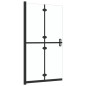 vidaXL Parete per Doccia Walk-in Pieghevole in Vetro ESG 90x190 cm vidaXL Parete per Doccia Walk-in Pieghevole in Vetro ESG 90x190 cm