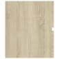 Mobile Sottolavabo Rovere Sonoma 100x38,5x45 cm in Truciolato Mobile Sottolavabo Rovere Sonoma 100x38,5x45 cm in Truciolato