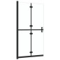Parete per Doccia Walk-in Pieghevole in Vetro ESG 110x190 cm Parete per Doccia Walk-in Pieghevole in Vetro ESG 110x190 cm