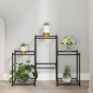 Portafiori 83x25x60 cm Ferro Nero Portafiori 83x25x60 cm Ferro Nero