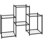 Portafiori 83x25x60 cm Ferro Nero Portafiori 83x25x60 cm Ferro Nero