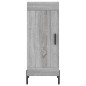 Credenza Grigio Sonoma 34,5x34x90 cm in Legno Multistrato Credenza Grigio Sonoma 34,5x34x90 cm in Legno Multistrato