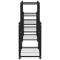 Portafiori 83x25x60 cm Ferro Nero Portafiori 83x25x60 cm Ferro Nero