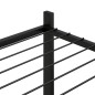 Portafiori 83x25x60 cm Ferro Nero Portafiori 83x25x60 cm Ferro Nero