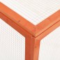 vidaXL Conigliera 124x120x60 cm in Legno Massello di Abete