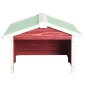 Casetta per Tosaerba Robotizzato 72x87x50 cm Rossa Bianca Abete Casetta per Tosaerba Robotizzato 72x87x50 cm Rossa Bianca Abete