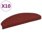 Tappetini Adesivi per Scale 10pz Rossi 65x21x4 cm Agugliati Tappetini Adesivi per Scale 10pz Rossi 65x21x4 cm Agugliati