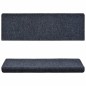 vidaXL Tappetini per Scale 10 pz Antracite 65x21x4cm Tessuto Agugliato