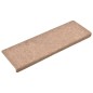 Tappetini per Scale Tessuto Agugliato 10 pz 65x21x4 cm Marroni Tappetini per Scale Tessuto Agugliato 10 pz 65x21x4 cm Marroni