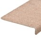Tappetini per Scale Tessuto Agugliato 10 pz 65x21x4 cm Marroni Tappetini per Scale Tessuto Agugliato 10 pz 65x21x4 cm Marroni