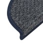 Tappetini per Scale 15 pz Blu Scuro 65x21x4 cm Tappetini per Scale 15 pz Blu Scuro 65x21x4 cm