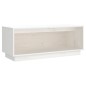 Mobile Porta TV Bianco 90x35x35 cm in Legno Massello di Pino Mobile Porta TV Bianco 90x35x35 cm in Legno Massello di Pino