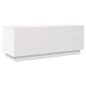 Mobile Porta TV Bianco 90x35x35 cm in Legno Massello di Pino Mobile Porta TV Bianco 90x35x35 cm in Legno Massello di Pino