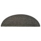 Tappetini per Scale 15 pz Antracite 56x17x3 cm