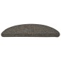 Tappetini per Scale 15 pz Antracite 56x17x3 cm