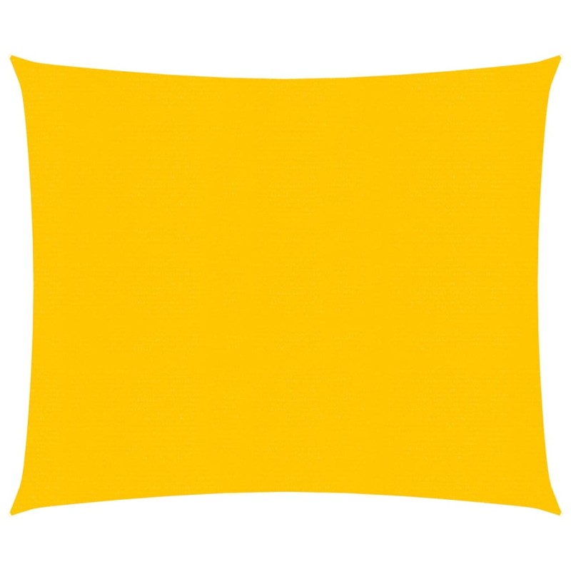 Vela Parasole 160 g/m² Gialla 3,6x3,6 m in HDPE