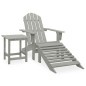 Sedia Giardino Adirondack Ottomana Tavolo Abete Massello Grigio Sedia Giardino Adirondack Ottomana Tavolo Abete Massello Grigio