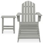 Sedia Giardino Adirondack Ottomana Tavolo Abete Massello Grigio Sedia Giardino Adirondack Ottomana Tavolo Abete Massello Grigio