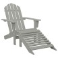 Sedia Giardino Adirondack Ottomana Tavolo Abete Massello Grigio Sedia Giardino Adirondack Ottomana Tavolo Abete Massello Grigio
