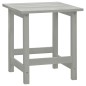Sedia da Giardino Adirondack con Tavolino Legno Abete Grigio Sedia da Giardino Adirondack con Tavolino Legno Abete Grigio