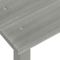 Sedia da Giardino Adirondack con Tavolino Legno Abete Grigio Sedia da Giardino Adirondack con Tavolino Legno Abete Grigio