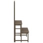 Fioriera con Traliccio Grigio 70x42x115 cm in Massello di Abete Fioriera con Traliccio Grigio 70x42x115 cm in Massello di Abete