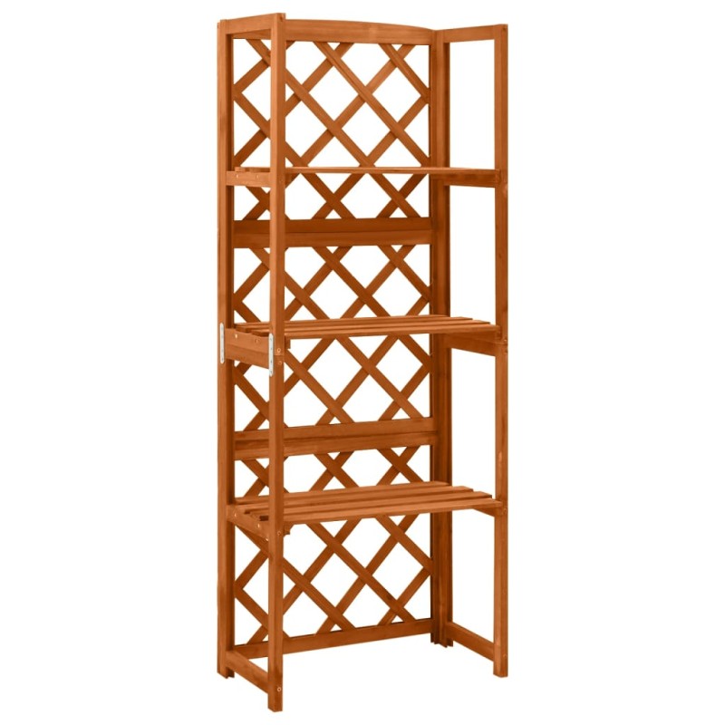 Graticcio con Ripiani 55x30x140 cm in Legno Massello di Abete Graticcio con Ripiani 55x30x140 cm in Legno Massello di Abete