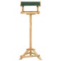 Mangiatoia Uccelli con Supporto 37x28x100 cm in Legno Abete