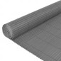 Recinzione da Giardino a Doppio Lato 110x500 cm Grigia Recinzione da Giardino a Doppio Lato 110x500 cm Grigia