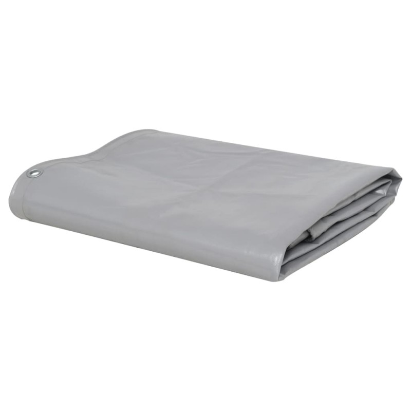 vidaXL Telone 650 g/m² 6x8 m Grigio vidaXL Telone 650 g/m² 6x8 m Grigio