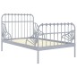 Giroletto Estendibile Grigio in Metallo 80x130/200 cm