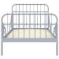 Giroletto Estendibile Grigio in Metallo 80x130/200 cm